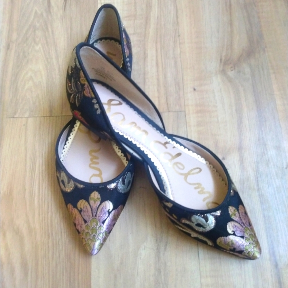 Sam Edelman Rodney Brocade D'Orsay Flats